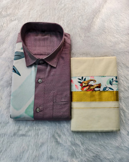 SD ONE SIDE - printed Pink shirt