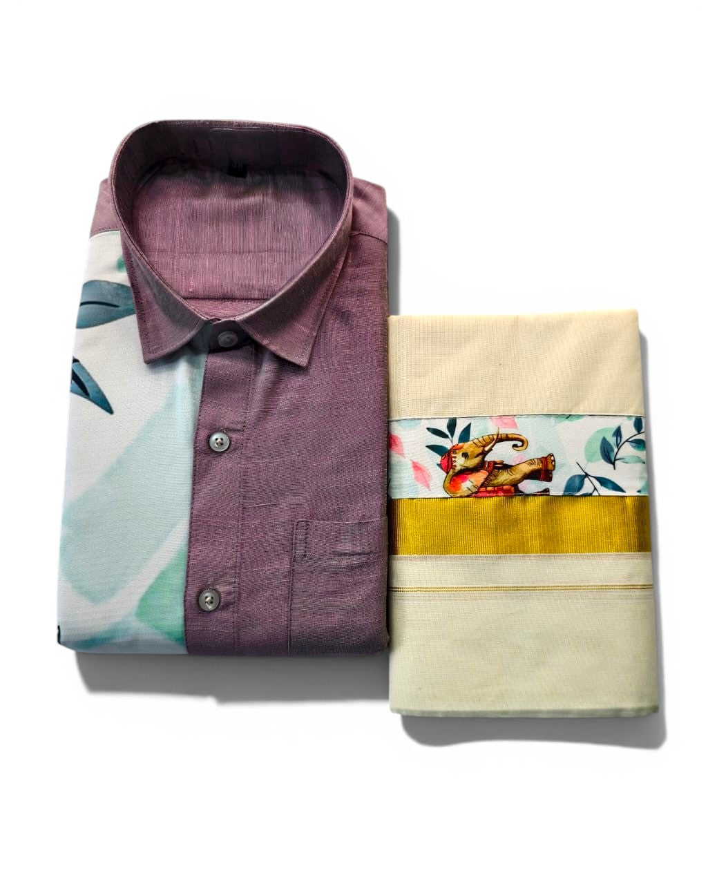 SD ONE SIDE - printed Pink shirt