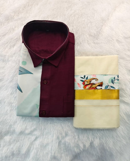 SD ONE SIDE - printed Red shirt